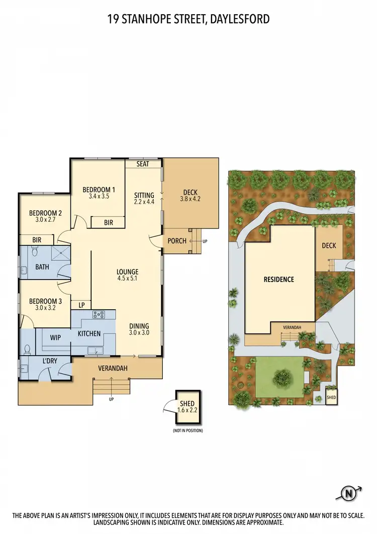 Floorplan of Homely house listing, 19 Stanhope Street, Daylesford VIC 3460