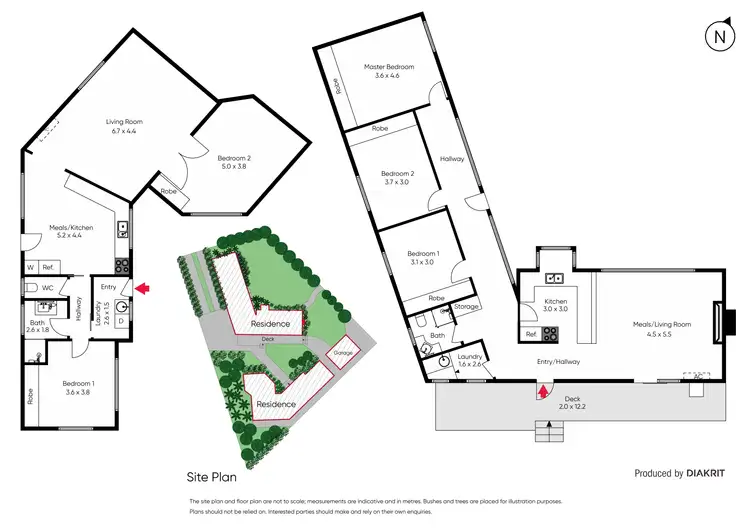Floorplan of Homely block of units listing, 1 & 2/81 Frankston Flinders Road, Frankston VIC 3199