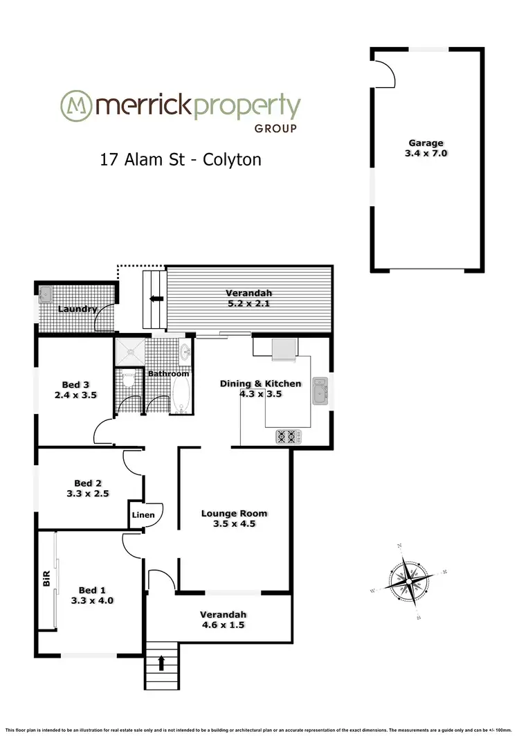 Floorplan of Homely house listing, 17 Alam Street, Colyton NSW 2760