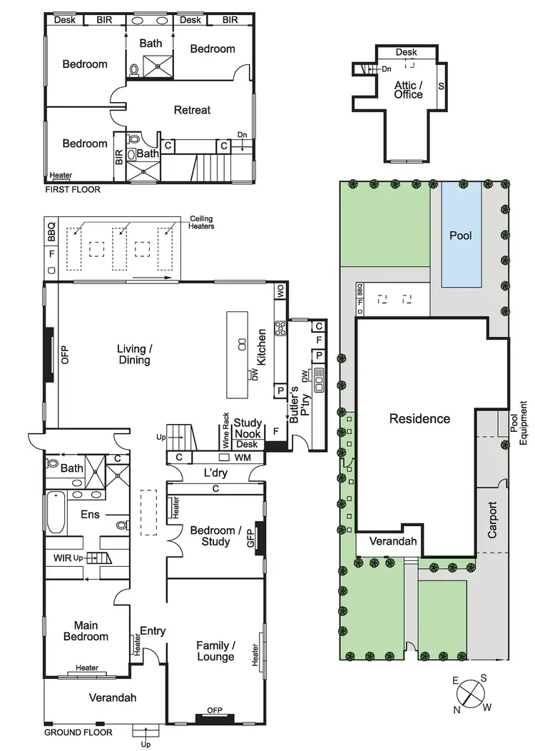 Floorplan of Homely house listing, 30 Moore Street, Caulfield South VIC 3162