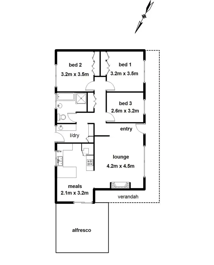 Floorplan of Homely house listing, 7 Hodge Court, Millgrove VIC 3799