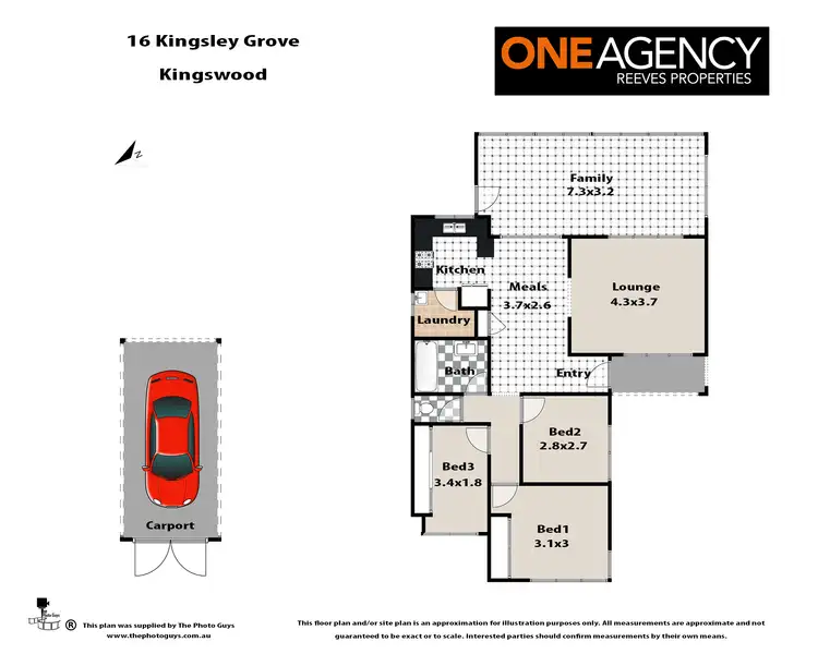 Floorplan of Homely house listing, 16 Kingsley Grove, Kingswood NSW 2747