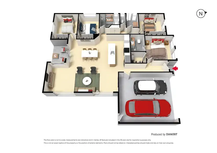 Floorplan of Homely house listing, 6 Raine Court, Sunbury VIC 3429