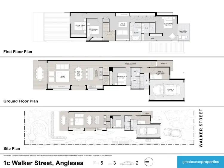 Floorplan of Homely townhouse listing, 1C Walker Street, Anglesea VIC 3230