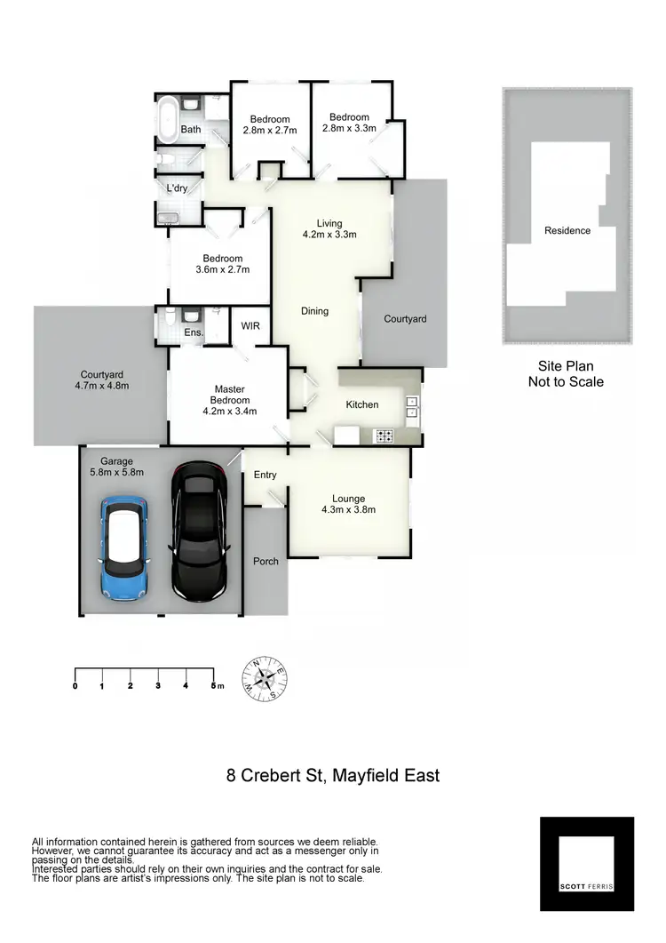 Floorplan of Homely house listing, 8 Crebert Street, Mayfield East NSW 2304