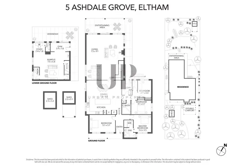 Floorplan of Homely house listing, 5 Ashdale Grove, Eltham VIC 3095