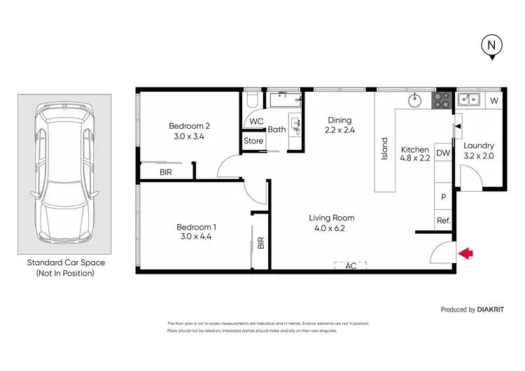 Floorplan of Homely apartment listing, 6/6 Brad Street, Bentleigh East VIC 3165