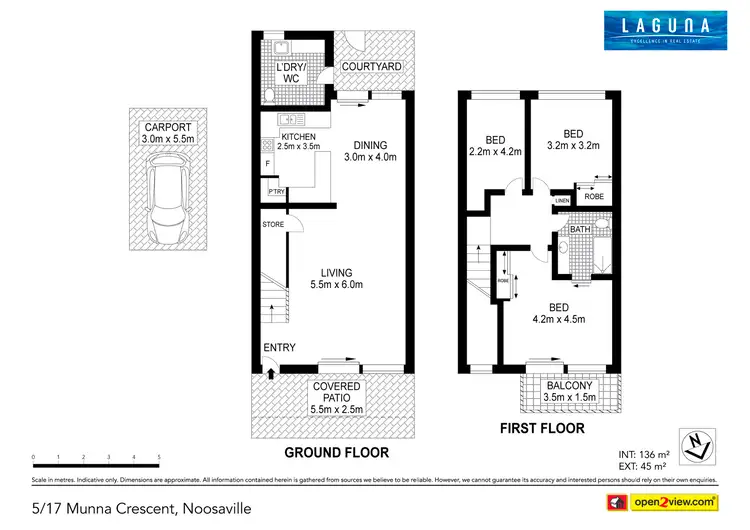Floorplan of Homely apartment listing, 5/17 Munna  Crescent, Noosaville QLD 4566