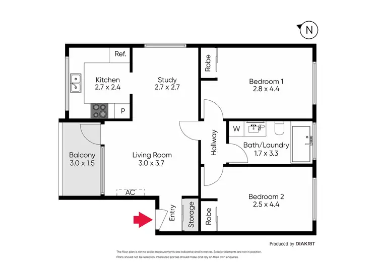Floorplan of Homely apartment listing, 3/402 Nepean Highway, Frankston VIC 3199
