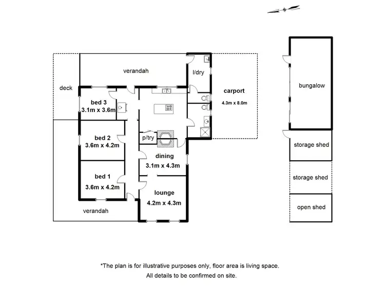 Floorplan of Homely house listing, 11 Blake Street, Powelltown VIC 3797