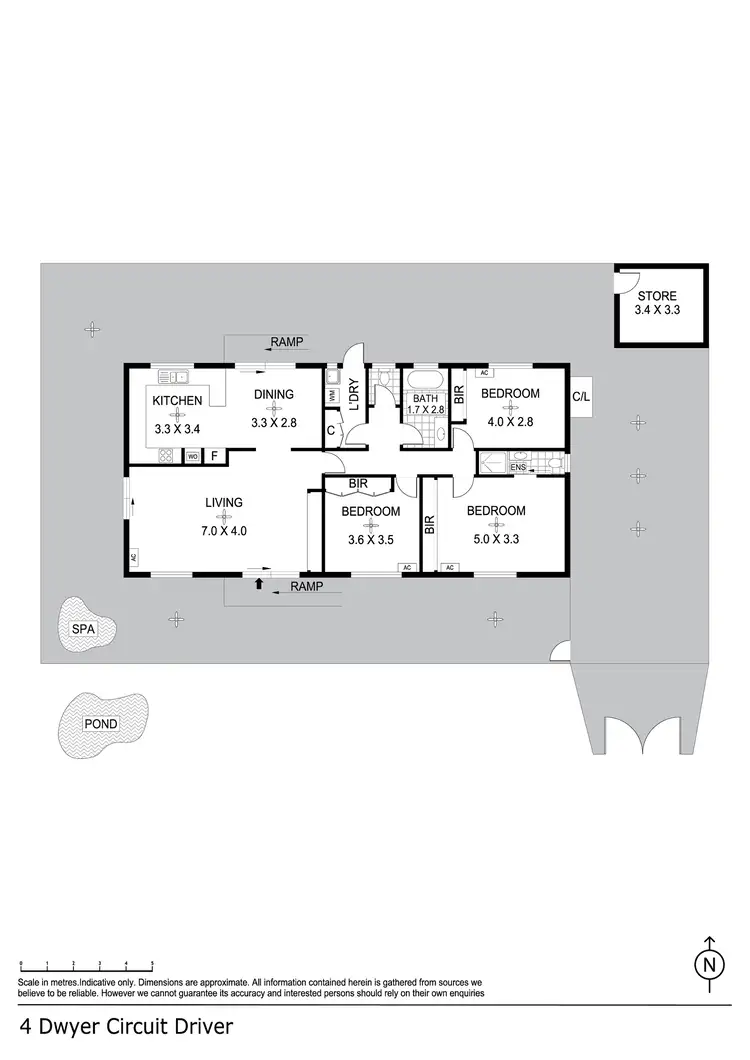 Floorplan of Homely house listing, 4 Dwyer Circuit, Driver NT 830