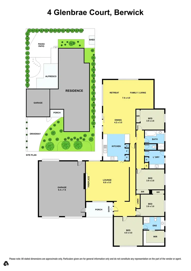 Floorplan of Homely house listing, 4 Glenbrae Court, Berwick VIC 3806