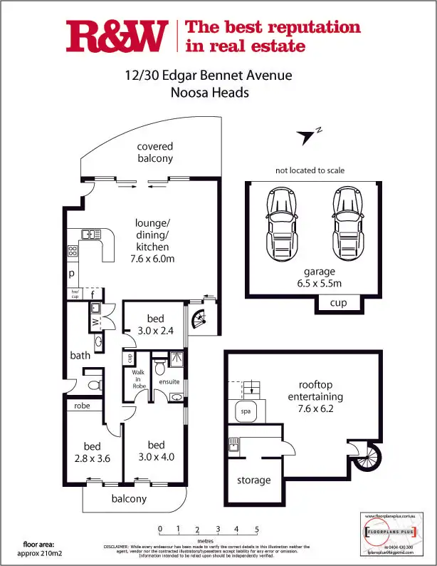 Floorplan of Homely apartment listing, 12/30 Edgar Bennett Avenue, Noosa Heads QLD 4567