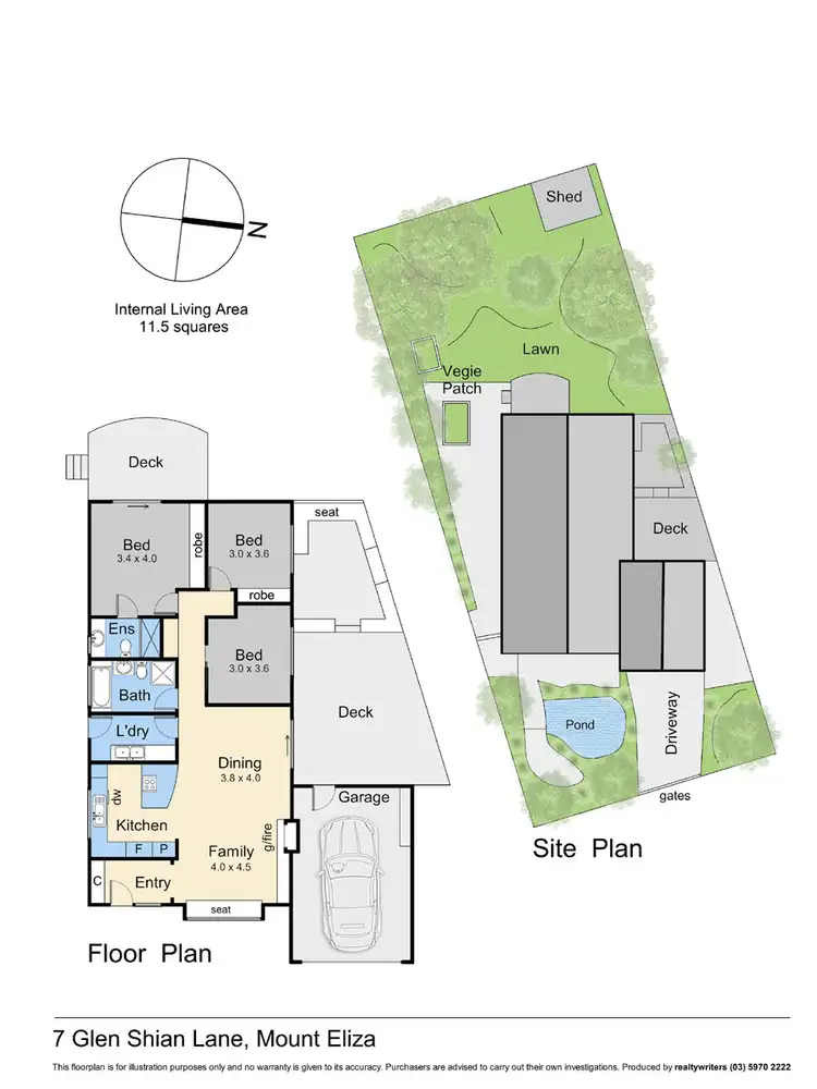 Floorplan of Homely house listing, 7 Glen Shian Lane, Mount Eliza VIC 3930