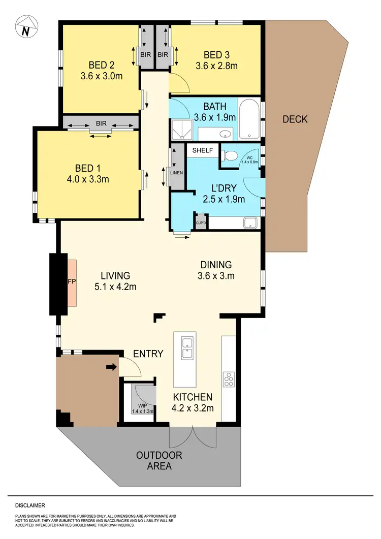 Floorplan of Homely house listing, 8 Linden Avenue, Wendouree VIC 3355