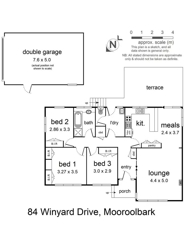 Floorplan of Homely house listing, 84 Winyard Drive, Mooroolbark VIC 3138