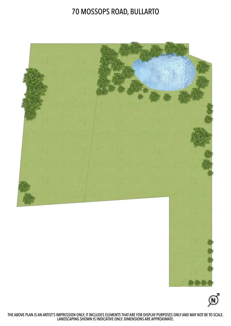 Floorplan of Homely land listing, 70 Mossops Road, Bullarto VIC 3461