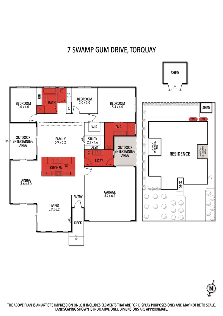 Floorplan of Homely house listing, 7 Swamp Gum Drive, Torquay VIC 3228