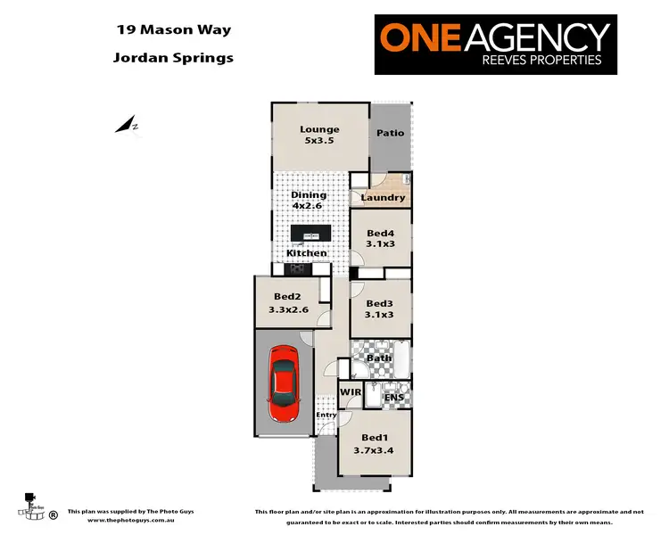 Floorplan of Homely house listing, 19 Mason Way, Jordan Springs NSW 2747