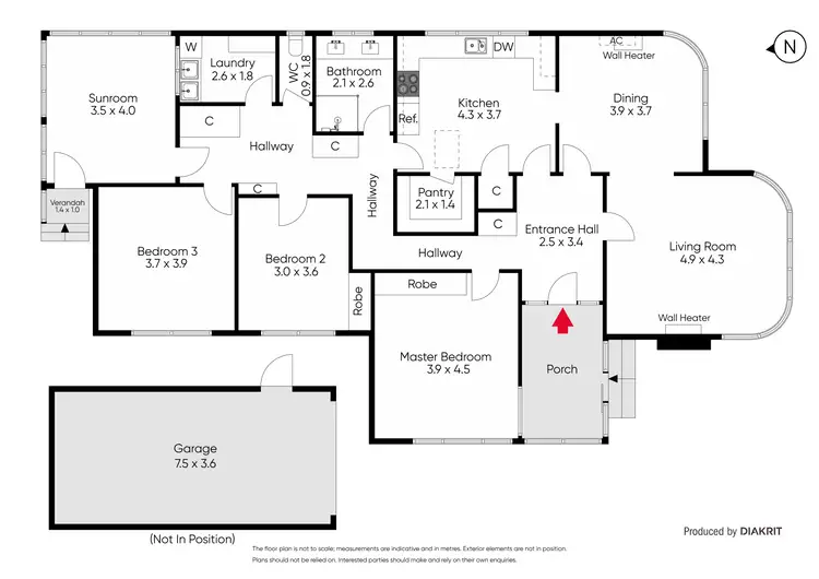 Floorplan of Homely house listing, 1012 Howitt Street, Wendouree VIC 3355