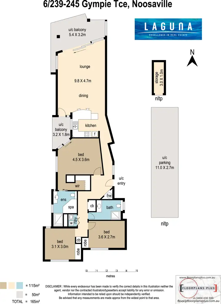 Floorplan of Homely unit listing, 6/239-245 Gympie Terrace, Noosaville QLD 4566