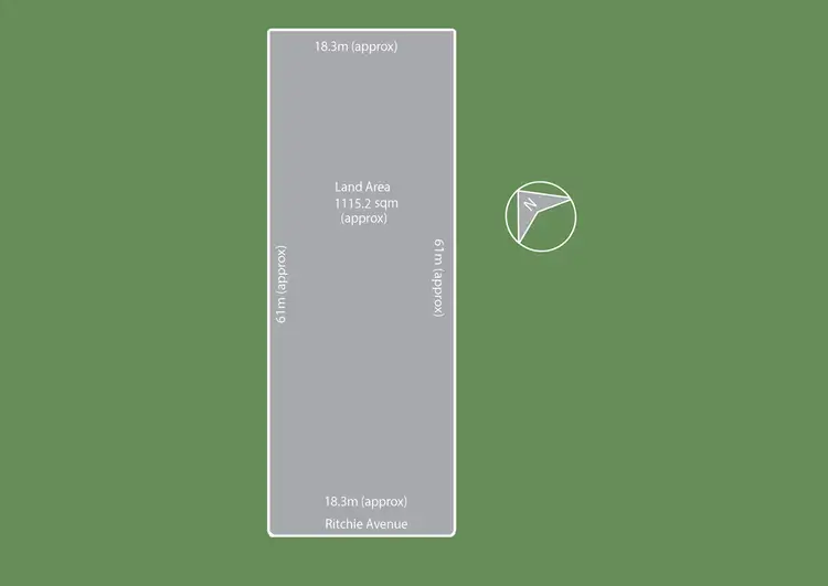 Floorplan of Homely land listing, 4 Ritchie Avenue, Blairgowrie VIC 3942