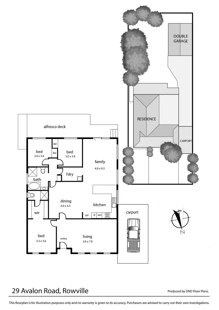 Floorplan of Homely house listing, 29 Avalon Road, Rowville VIC 3178