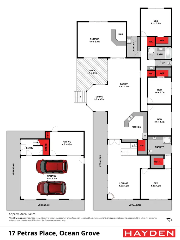 Floorplan of Homely house listing, 17 Petras Place, Ocean Grove VIC 3226