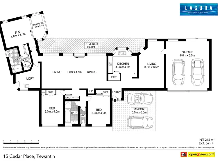Floorplan of Homely house listing, 15 Cedar Place, Tewantin QLD 4565