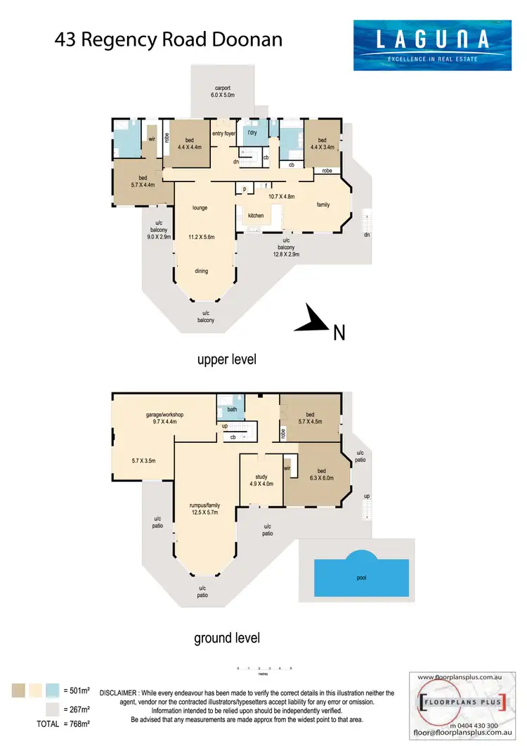 Floorplan of Homely house listing, 43 Regency Road, Doonan QLD 4562