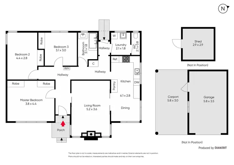 Floorplan of Homely house listing, 11 Elizabeth Street, Wendouree VIC 3355