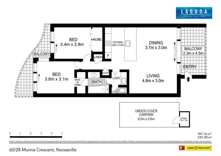 Floorplan of Homely unit listing, 60/28 Munna Crescent, Noosaville QLD 4566