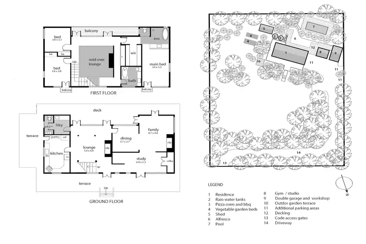 Floorplan of Homely house listing, 29 Old Bittern - Dromana Road, Merricks North VIC 3926