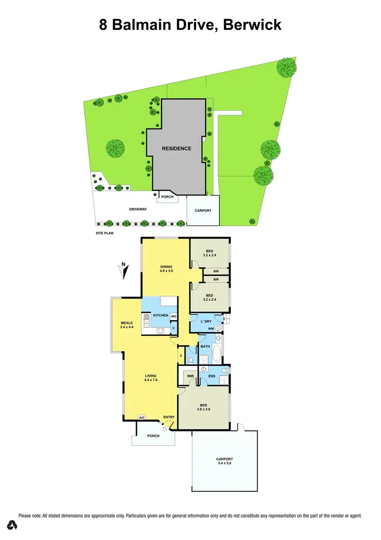Floorplan of Homely house listing, 8 Balmain Drive, Berwick VIC 3806