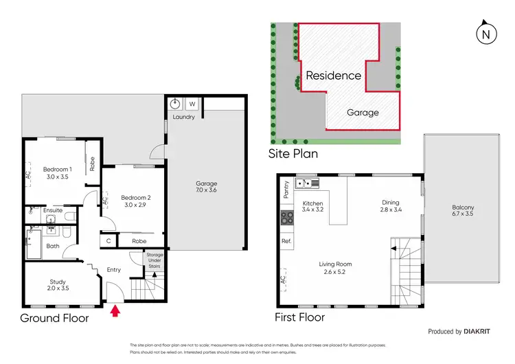 Floorplan of Homely townhouse listing, 5/11 Churchill Avenue, Maidstone VIC 3012
