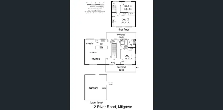 Floorplan of Homely house listing, 12 River Road, Millgrove VIC 3799