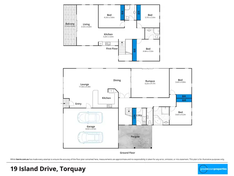 Floorplan of Homely house listing, 19 Island Drive, Torquay VIC 3228