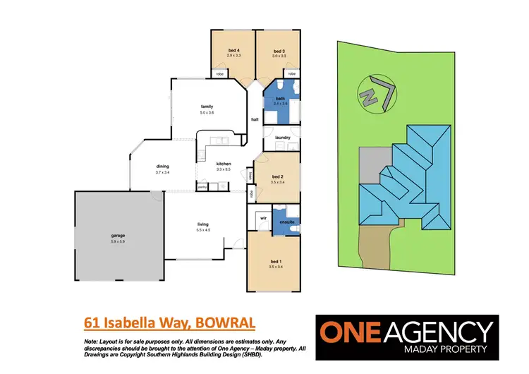 Floorplan of Homely house listing, 61 Isabella Way, Bowral NSW 2576