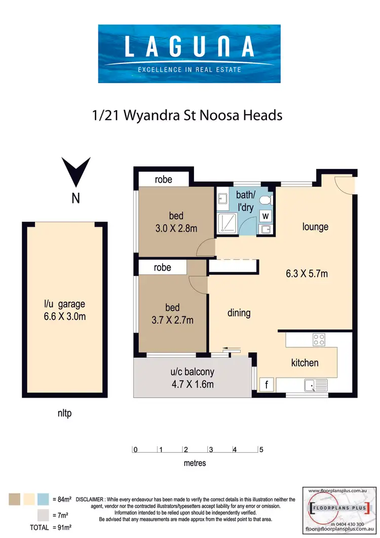 Floorplan of Homely unit listing, 1/21 Wyandra Street, Noosa Heads QLD 4567