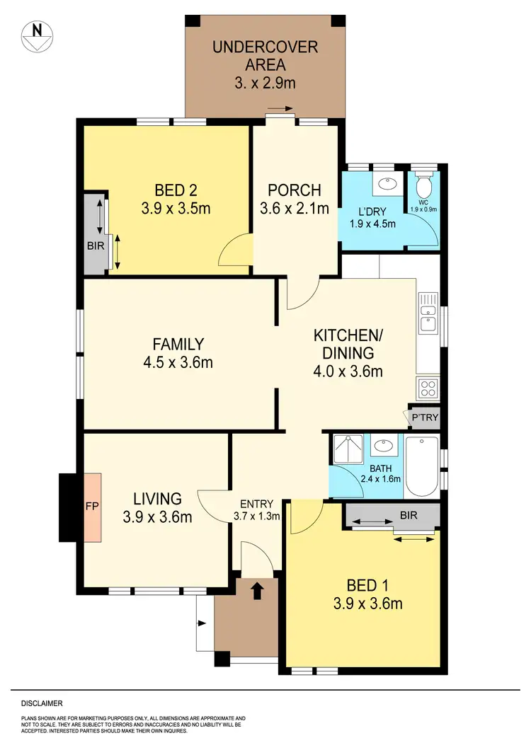 Floorplan of Homely house listing, 7 Linden Avenue, Wendouree VIC 3355