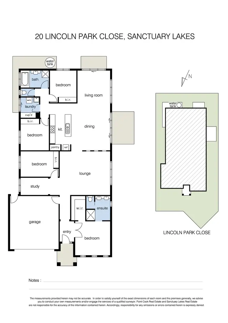 Floorplan of Homely house listing, 20 Lincoln Park Close, Sanctuary Lakes VIC 3030