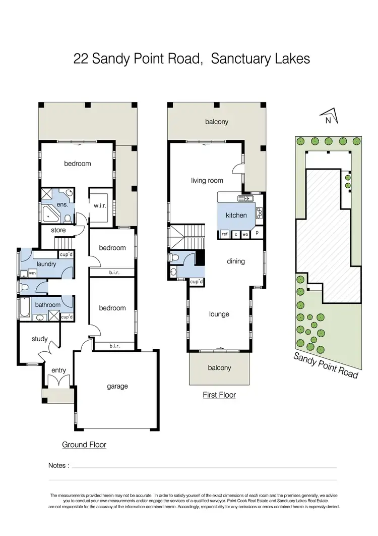 Floorplan of Homely house listing, 22 Sandy Point Road, Sanctuary Lakes VIC 3030