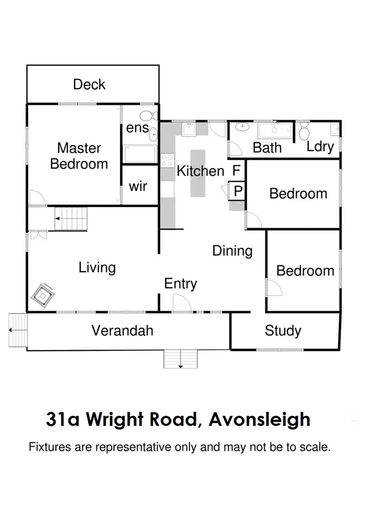 Floorplan of Homely house listing, 31A Wright Road, Avonsleigh VIC 3782