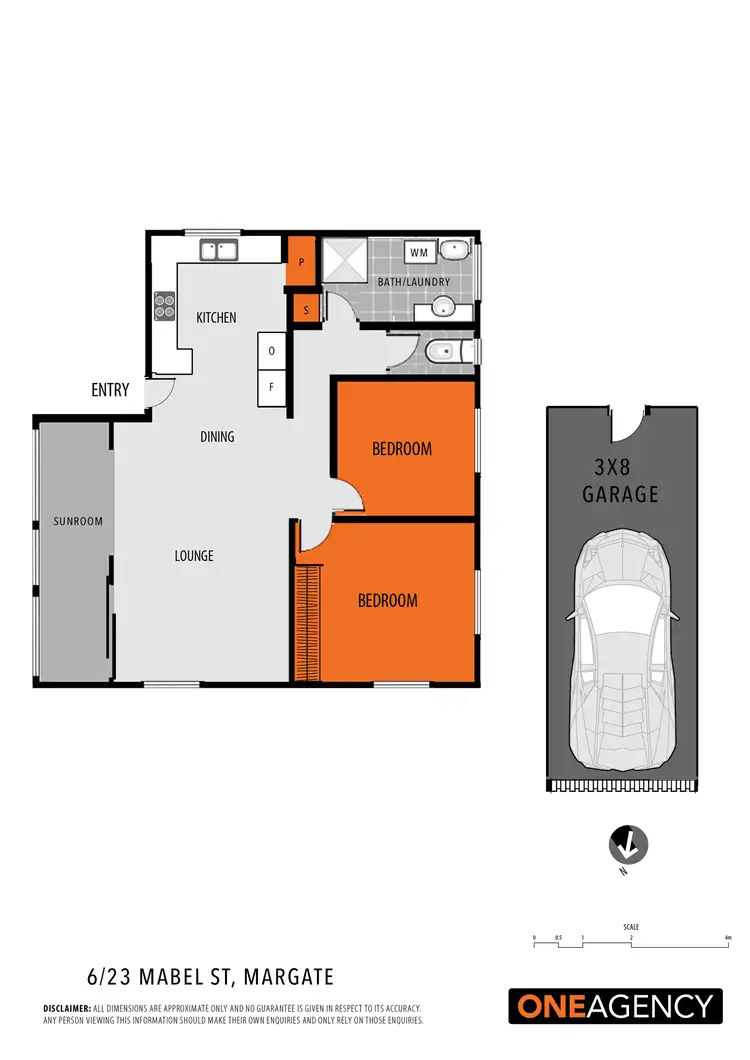 Floorplan of Homely apartment listing, 6/23 Mabel Street, Margate QLD 4019