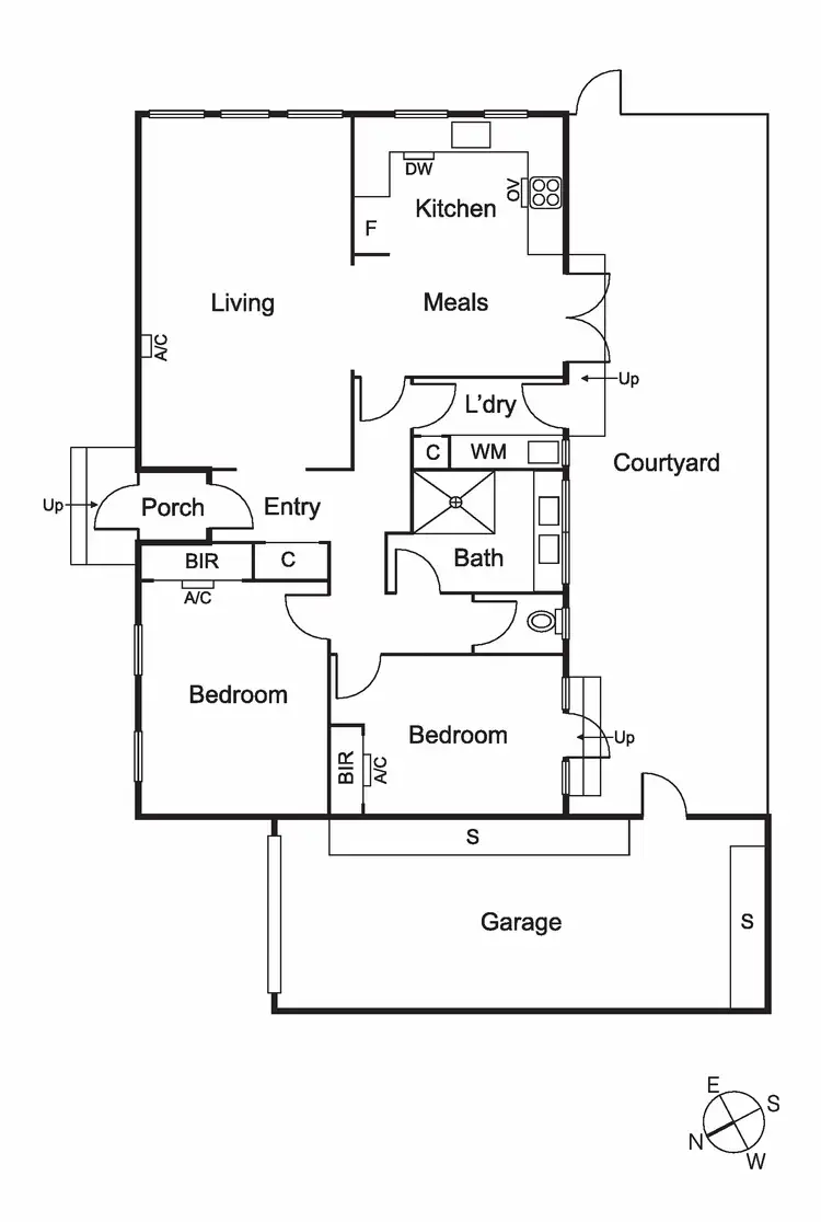 Floorplan of Homely unit listing, 1/10-12 Milton Street, Carnegie VIC 3163