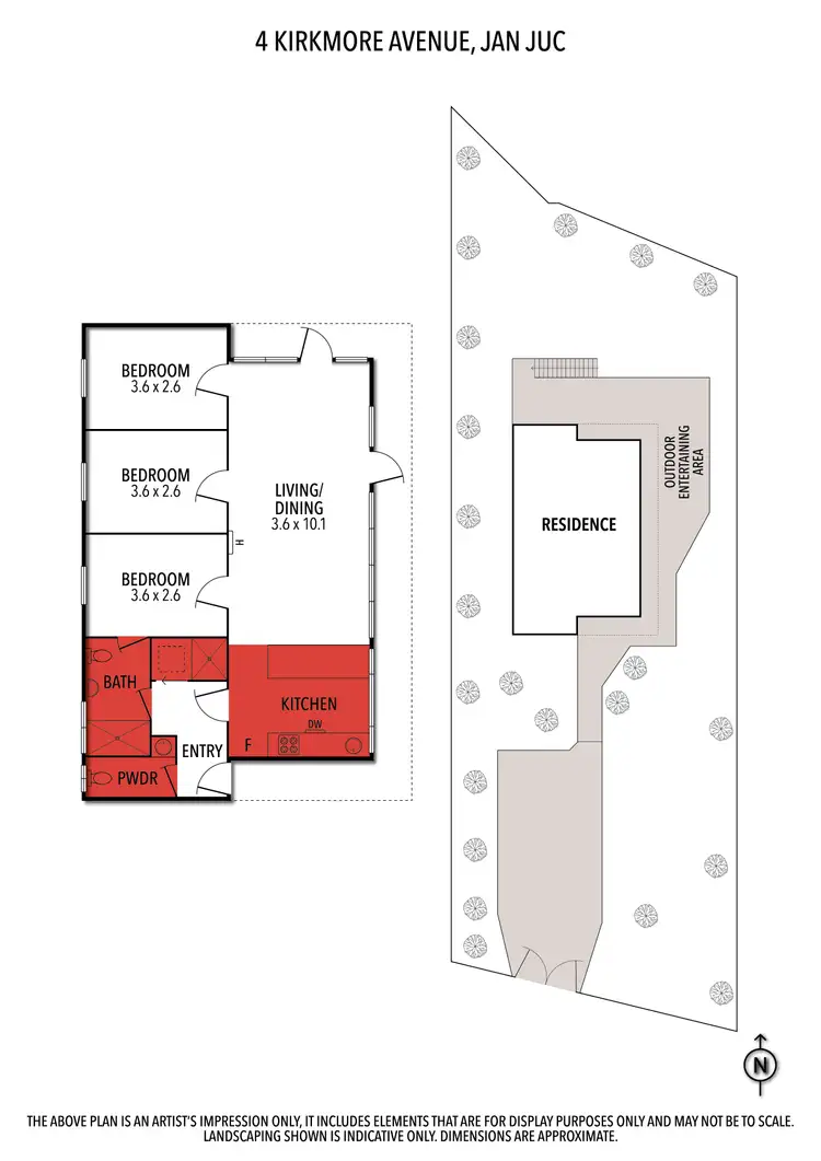 Floorplan of Homely house listing, 4 Kirkmore Avenue, Jan Juc VIC 3228