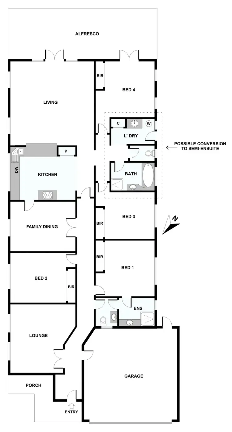 Floorplan of Homely house listing, 245 Railway Road, Subiaco WA 6008