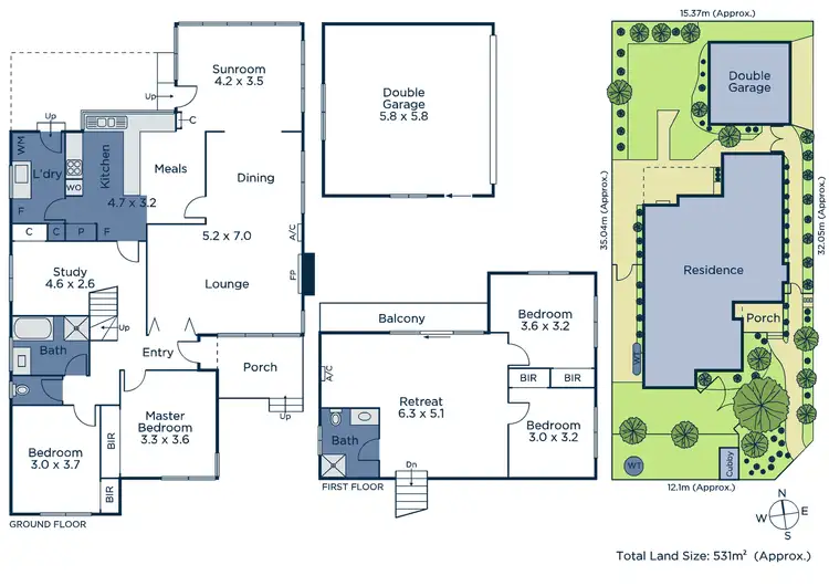 Floorplan of Homely house listing, 13 Sandgate Road, Blackburn South VIC 3130