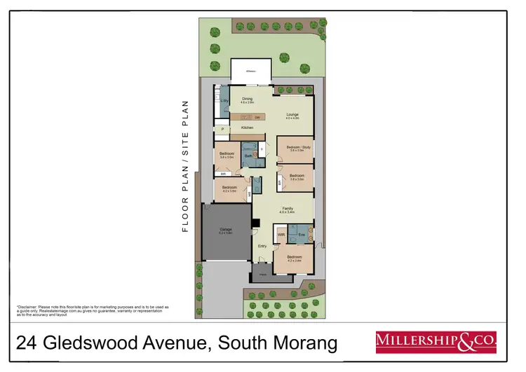 Floorplan of Homely house listing, 24 Gledswood Avenue, South Morang VIC 3752