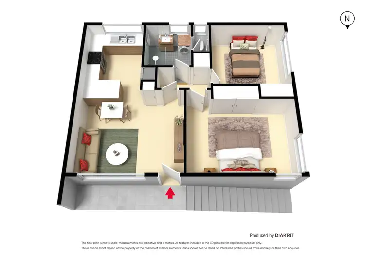 Floorplan of Homely unit listing, 11/293 Nepean Highway, Seaford VIC 3198